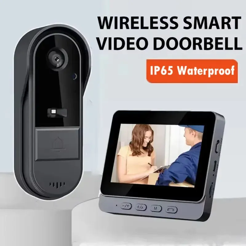 Campainha vídeo sem fio para casa inteligente