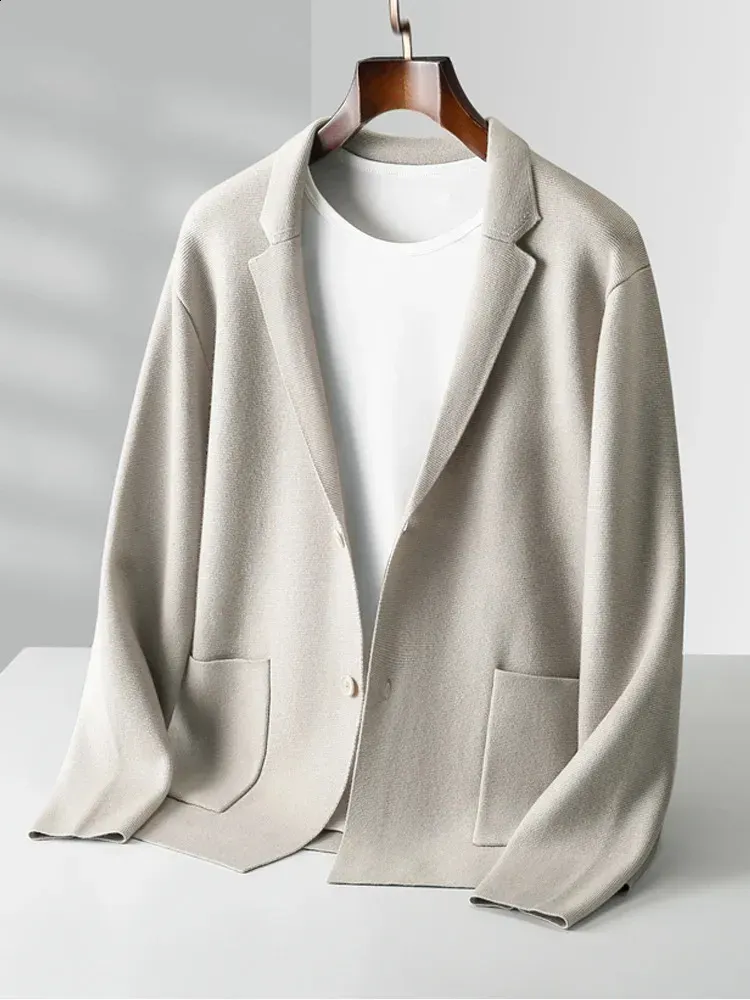 veste en laine tricotée hommes trendy casual business veste en laine tricotée hommes trendy casual business