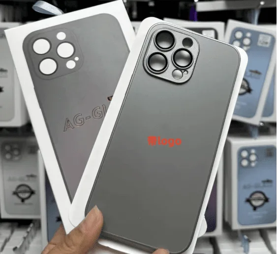Magnetic case iPhone - AG frosted glass