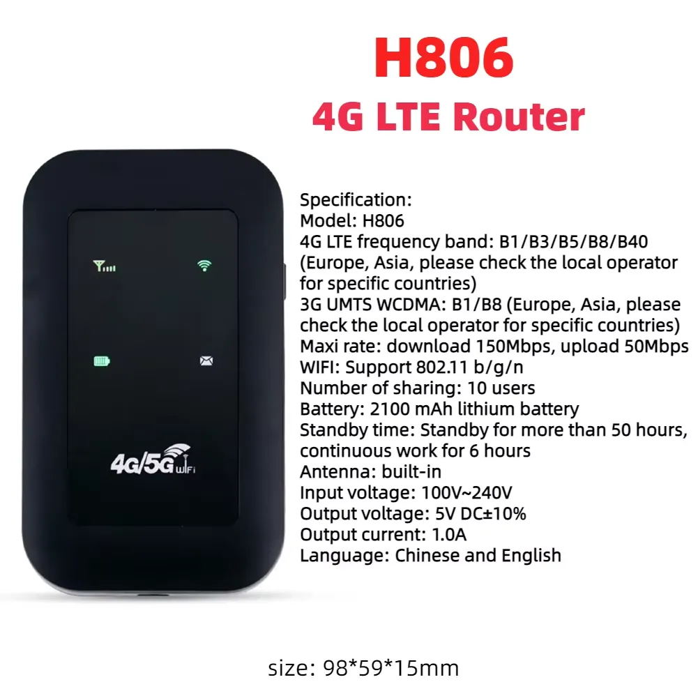 4g full netcom router live mobile wifi portable portable router mifis sim h806 4g full netcom router live mobile wifi portable portable router mifis sim h806