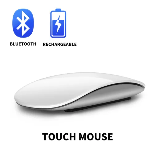 530152428 Magic Mouse Touch - Ratón inalámbrico Bluetooth recargable