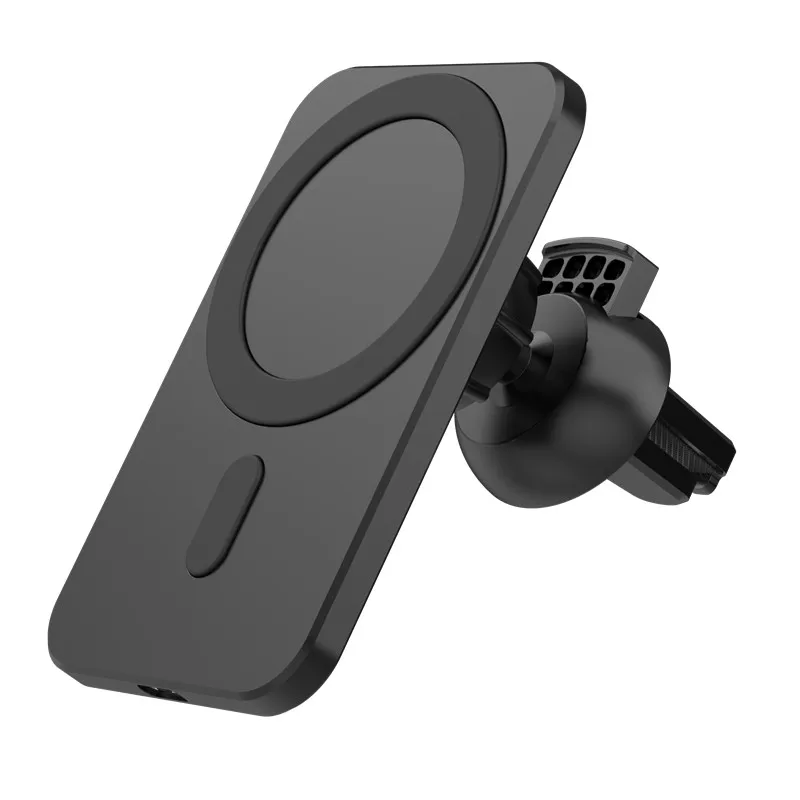 Support de téléphone magnétique sans fil pour voiture 15 W Magsafe