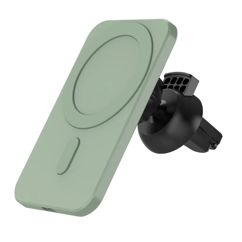 Support de téléphone magnétique sans fil pour voiture 15 W Magsafe