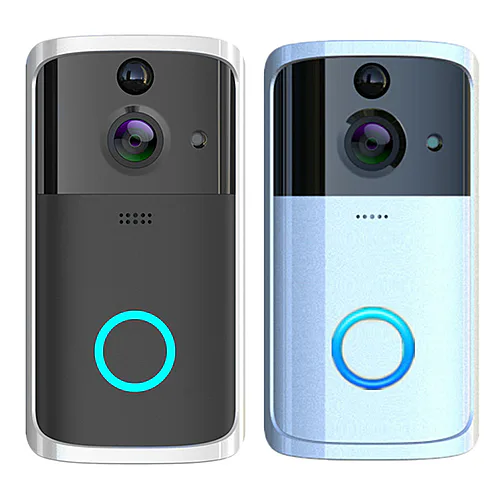HD video doorbell wifi mobile connection with sensory sensor