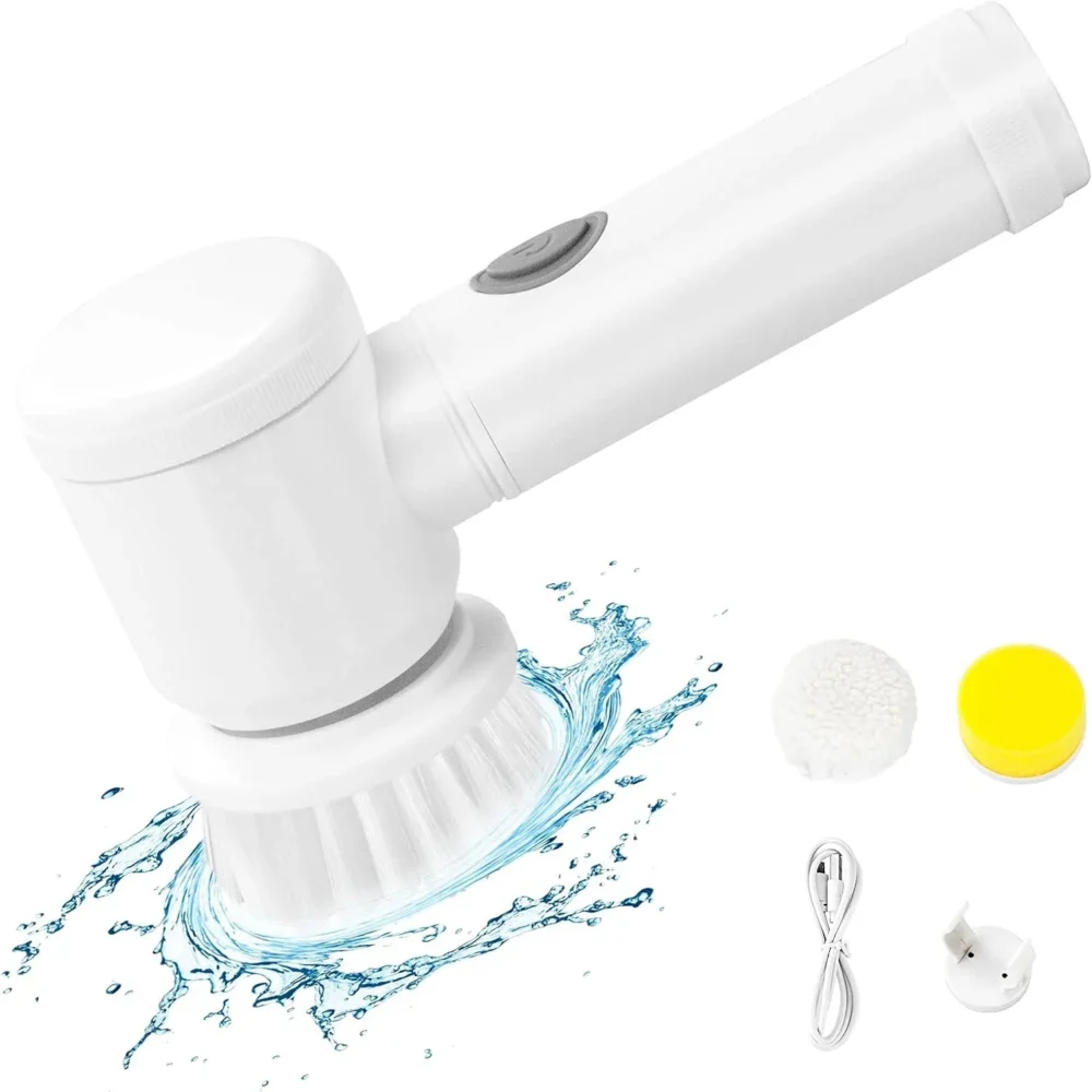 brosse de nettoyage électrique 5 en 1 brosse de nettoyage électrique 5 en 1