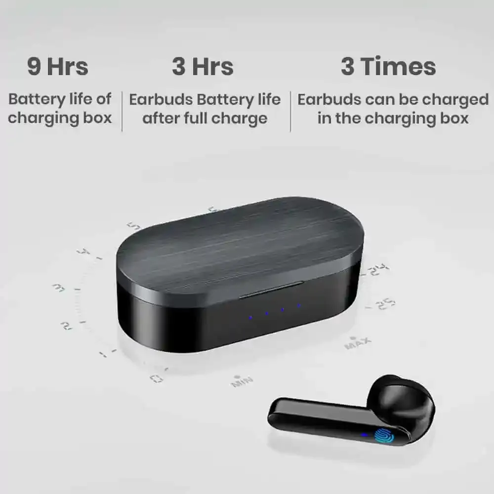 mini &eacute;couteurs intra auriculaires sans fil bluetooth sport 5.0 casque t10