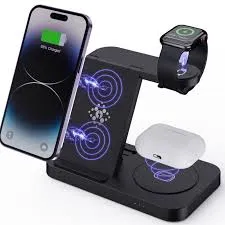 chargeur sans fil ultra mince à double bobine pliable 3 en 1 chargeur sans fil ultra mince à double bobine pliable 3 en 1