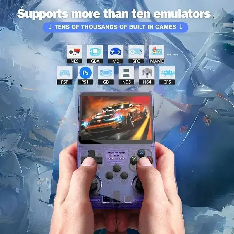 portable console retro gba r35pius system linux nostalgic game ps1 pocket game portable console retro gba r35pius system linux nostalgic game ps1 pocket game