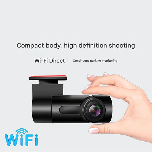 dashcam Dashcam WiFi inalámbrico HD 1080P, visión nocturna del vehículo