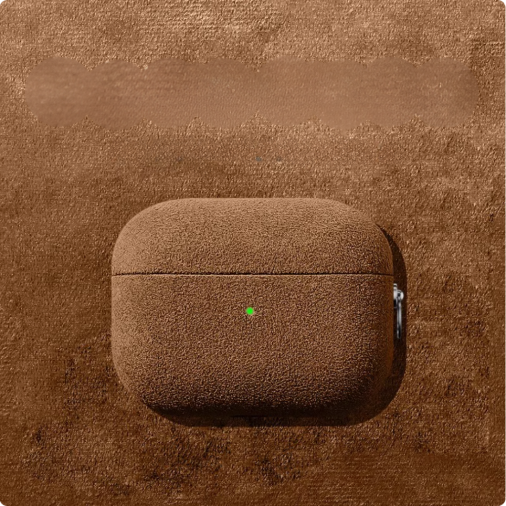 Apple Airpod Suede Helmet Protective Case, Fall-Resistant All-Inclusive Case