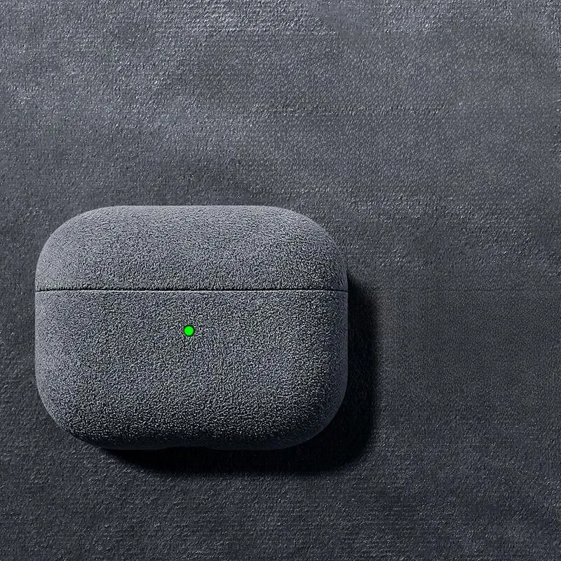 Apple Airpod Suede Helmet Protective Case, Fall-Resistant All-Inclusive Case
