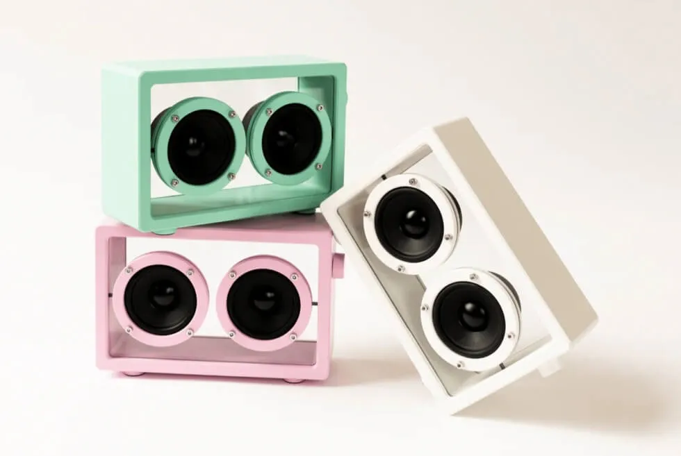 Jayine bluetooth speaker, transparent and elegant Jayine bluetooth speaker, transparent and elegant