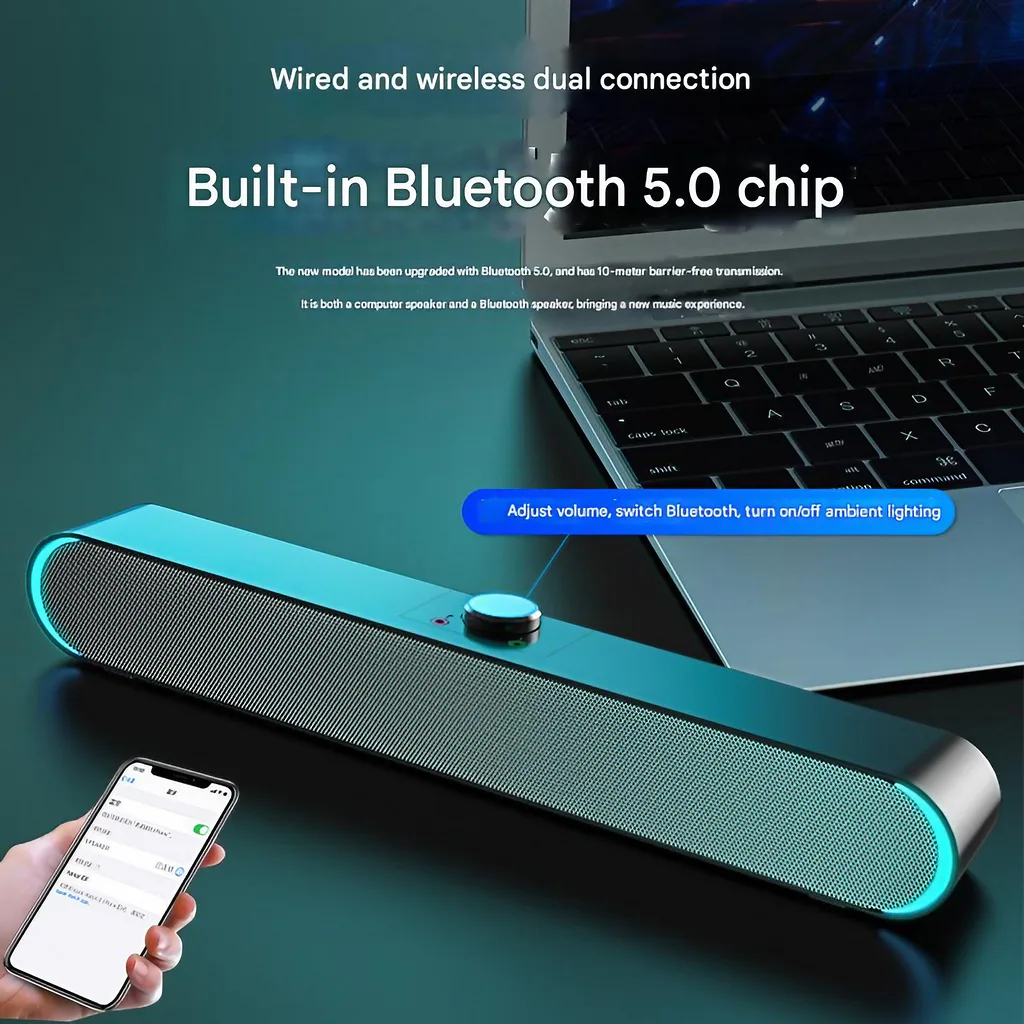 Bild-8-2 Bluetooth-Soundbar für Computer oder Mobilgeräte SADA V-183