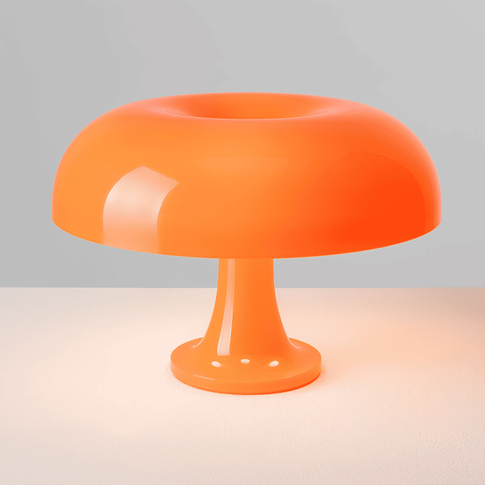 Lámpara de acrílico de seta de mesa nórdica decorativa