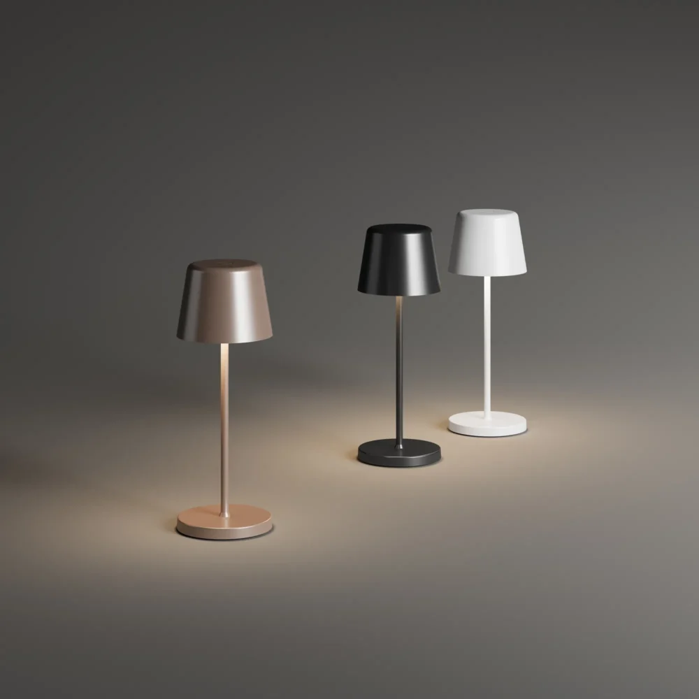 Lámpara de mesa led portátil inalámbrica con atenuación continua Lámpara de mesa led portátil inalámbrica con atenuación continua