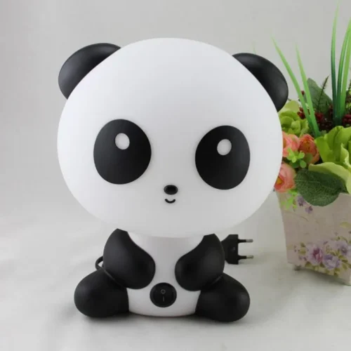 lampe de bureau créative de chambre d'enfant de dessin animé panda