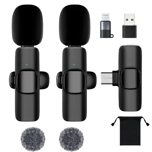 microphone lavalier sans fil pour téléphone portable avec réduction du bruit microphone lavalier sans fil pour téléphone portable avec réduction du bruit