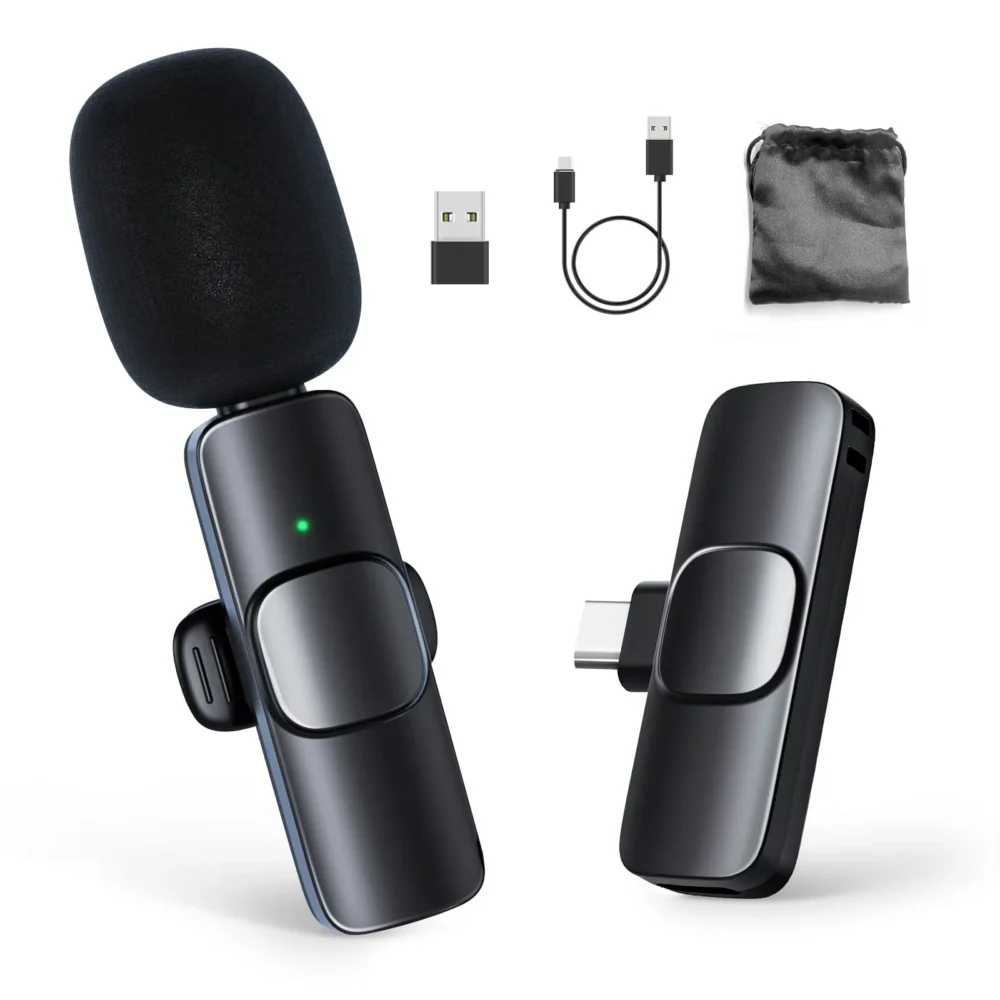 Wireless Lavalier Microphone for Mobile Phone with Noise Reduction Wireless Lavalier Microphone for Mobile Phone with Noise Reduction