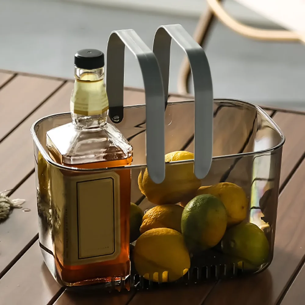 Cesta de frutas portátil de lujo ligera para el hogar Cesta de frutas portátil de lujo ligera para el hogar