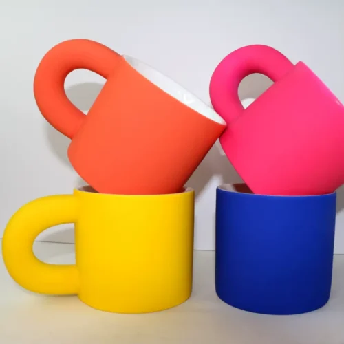 Taza cerámica mango grueso Taza cerámica mango grueso