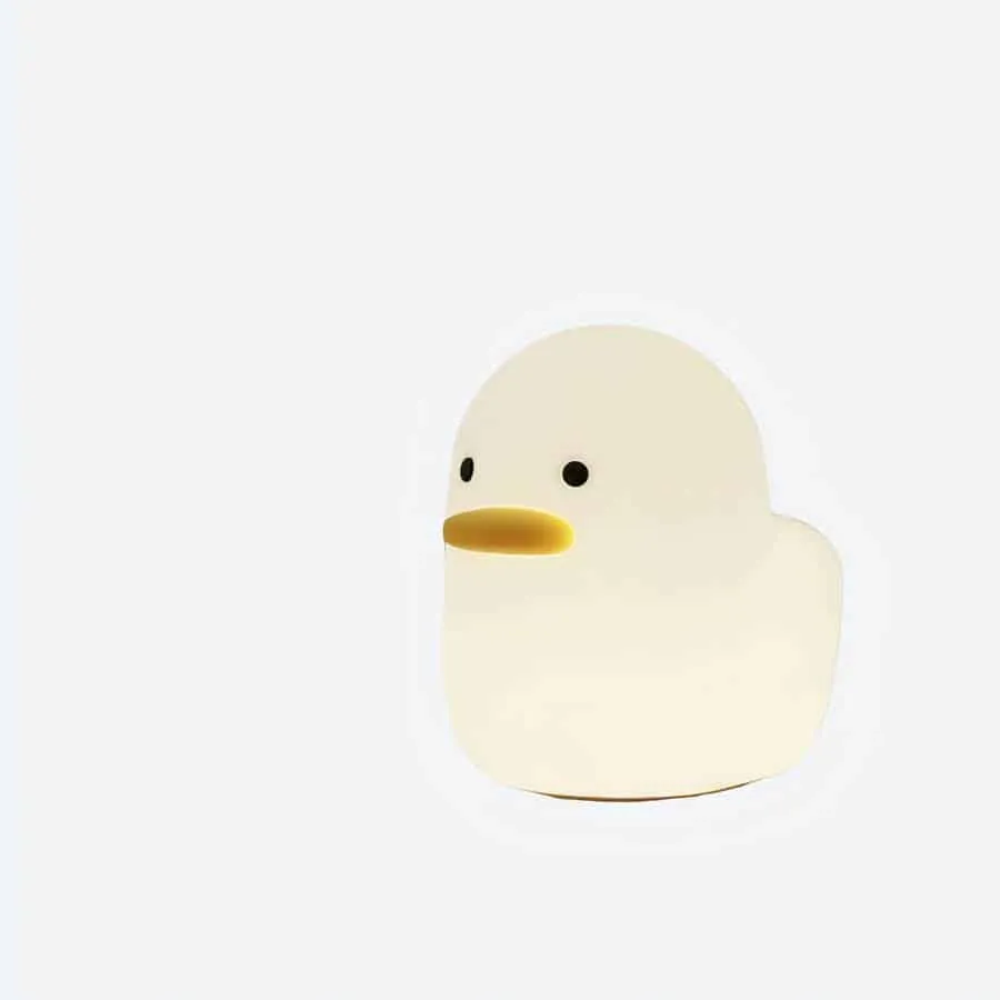 veilleuse canard silicone usb rechargeable protection des yeux avec minuterie