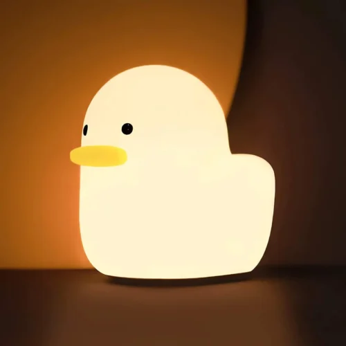 veilleuse canard silicone usb rechargeable protection des yeux avec minuterie