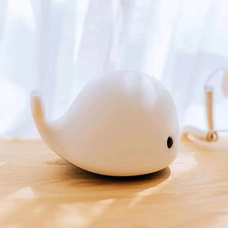 LED Light Rechargeable Usb Silicone Small Whale LED Light Rechargeable Usb Silicone Small Whale