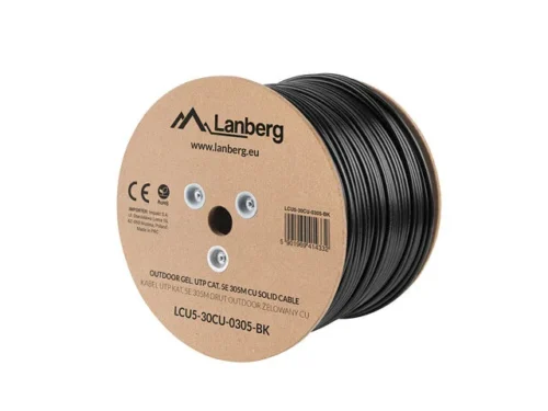 Bobina sólida de Lanberg UTP RJ45 Cat.5e