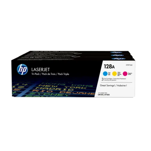 dsp0000006388-0 Pack multiple de toner HP 128a cyan magenta