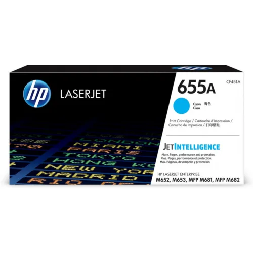 Toner cyan HP 655A