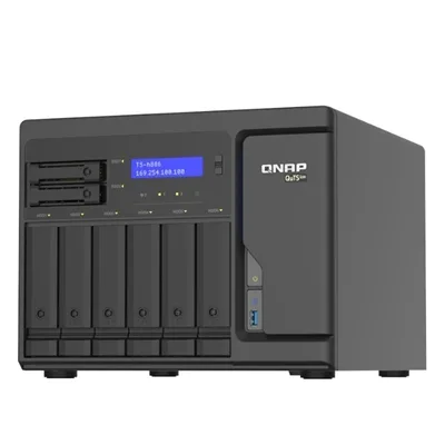 Server nas Qnap ts - h886 - d1602 - 8g nas 4+2 - bay