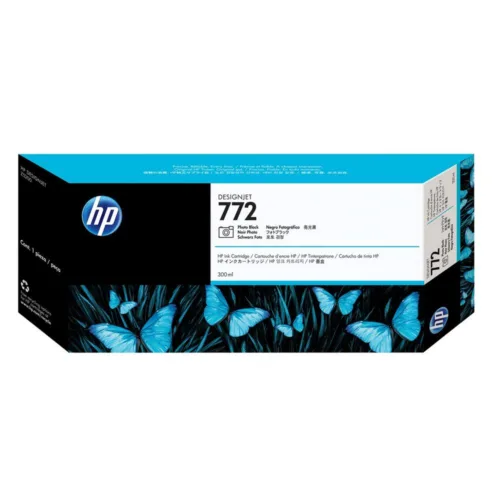 Foto der schwarzen HP 772 Tintenpatrone
