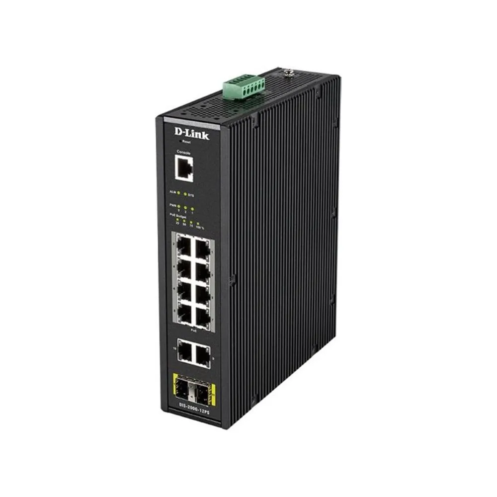 Interruptor industrial DIS - 200G - 12PS 12 puertos