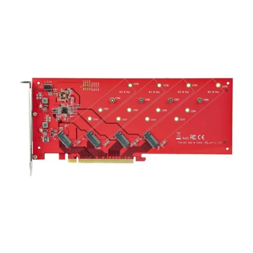 Carte d'interface quadruple Startech - m2 - pcie - carte - b
