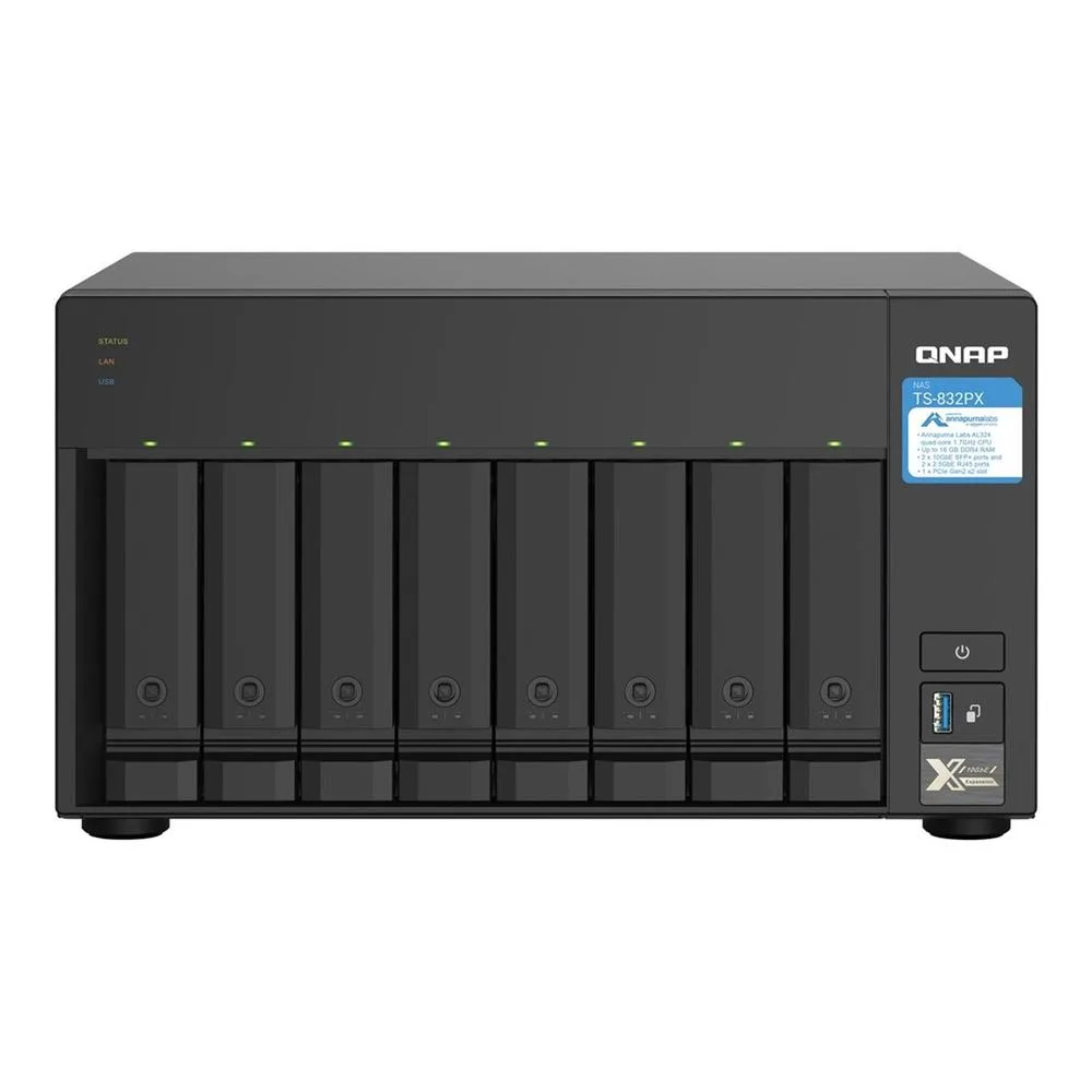 dsp0000035057-0 Serveur NAS QNAP TS - 832px - 4G 8 baies