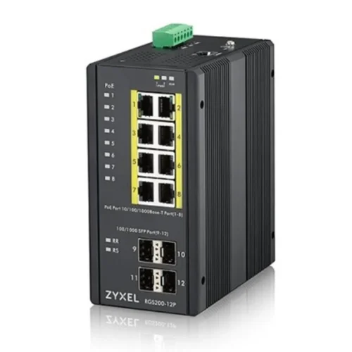 Commutateur industriel 12 ports Zyxel RGS200-12P-ZZ0101F