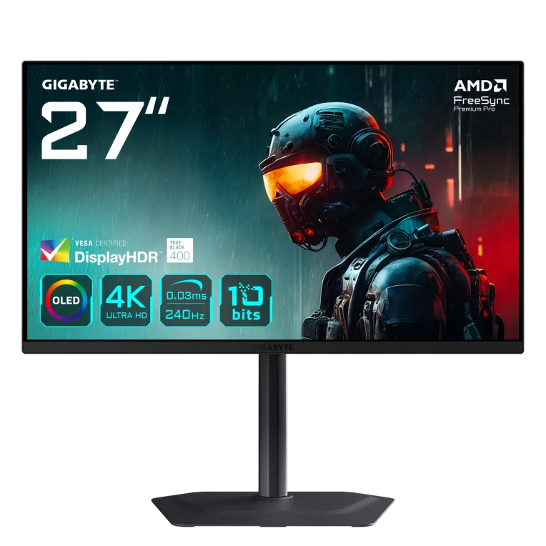 Monitor de juego OLED de 27 pulgadas Gigabyte M27UA