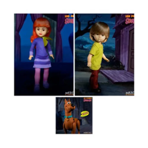 Lot de 6 figurines Scooby-Doo de Mezco Toyz