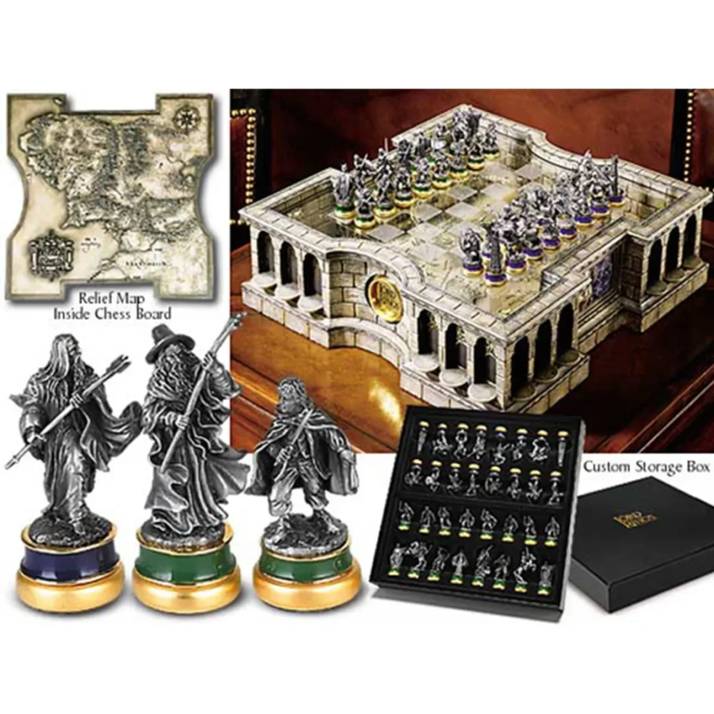 Réplique du jeu d'échecs de la noble collection