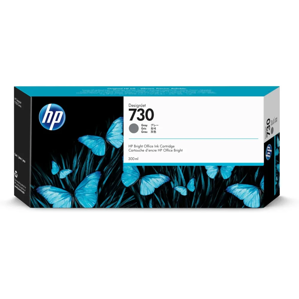 mgs0000008354-0 Cartucho de tinta cinzento HP 730 300ml
