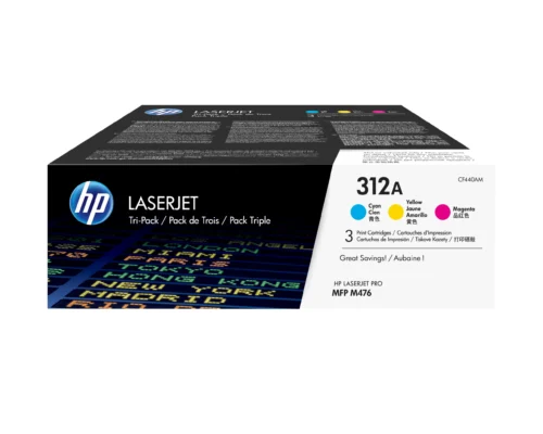 Pack multiple HP 312a cyan magenta jaune