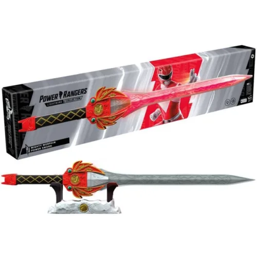 R&eacute;plique de l&rsquo;&eacute;p&eacute;e de pouvoir du Ranger Rouge de Hasbro