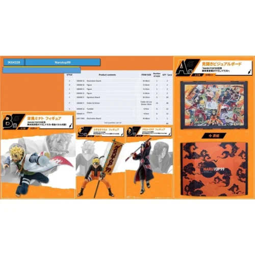 Ichiban Kuji Banpresto Naruto top 99
