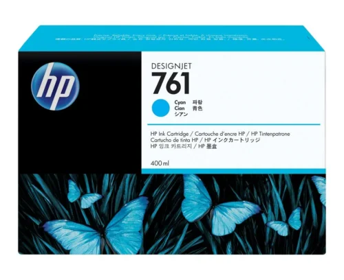 HP761 cyan ink cartridge 400 ml