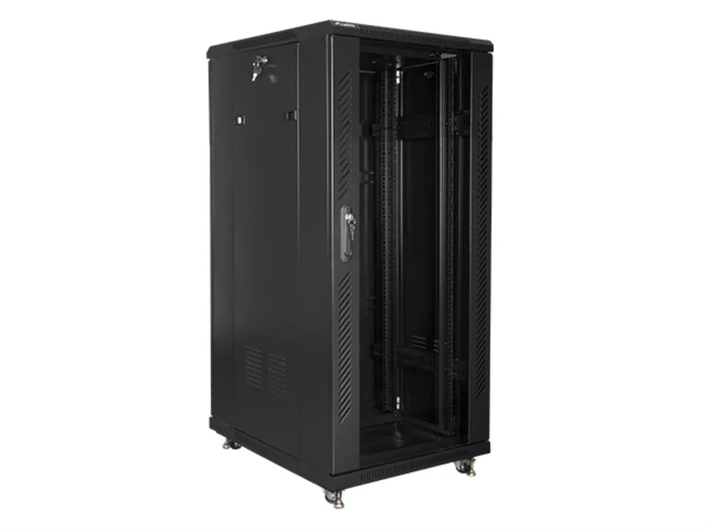 armoire lanberg 19 pouces 27u 600x800 noire Lanberg Schrank 19 Zoll 27u 600x800 schwarz