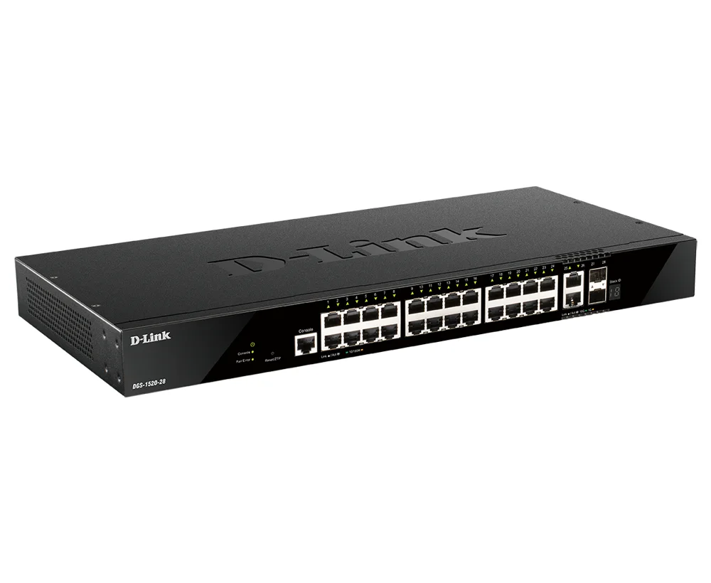 switch d link dgs 1520 28e 28 ports D-Link DGS-1520-28E 28端口