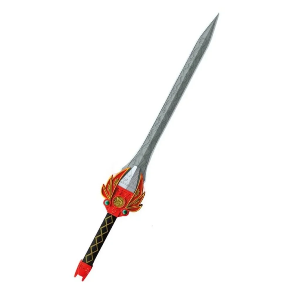 réplique de l'épée de pouvoir du ranger rouge de hasbro Réplica da espada de poder do Ranger Vermelho da Hasbro