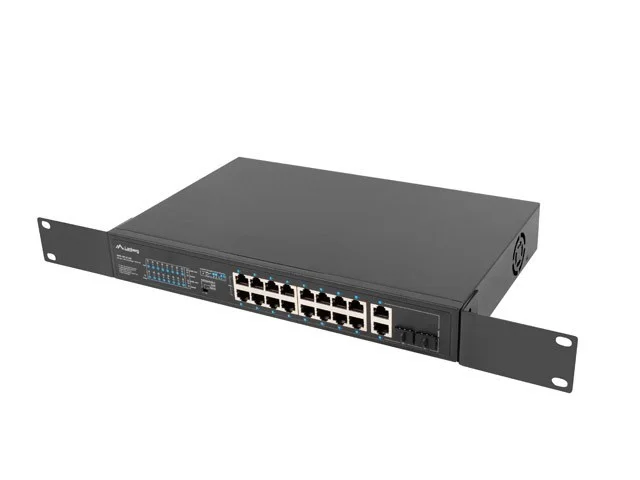 switch lanberg 18 ports 100 mb/s 16 ports poe+ Switch Lanberg 18 ports 100 Mbps 16 ports PoE+