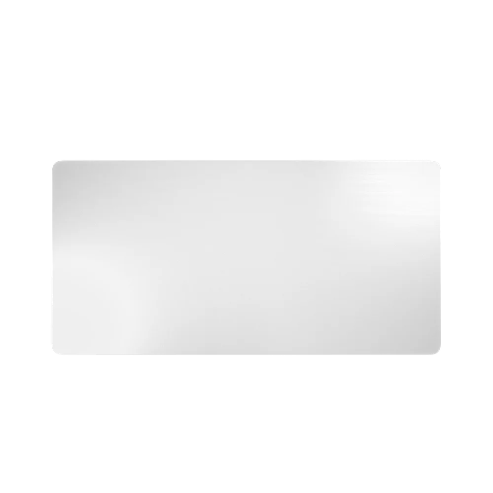 planche nature étendue en bois mdf blanc Extended nature board in white MDF wood