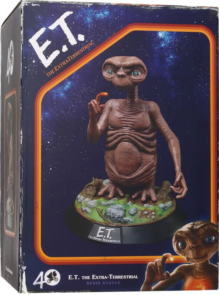 statue en résine d'e.t. Estátua de resina E.T.